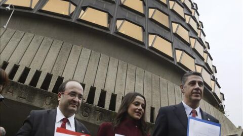 Iceta, Arrimadas y Albiol frente al TC