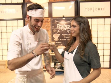 Oriol y Elena furiase juntos en 'Top Chef'