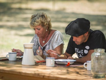 Charo y Aitor en Top Chef