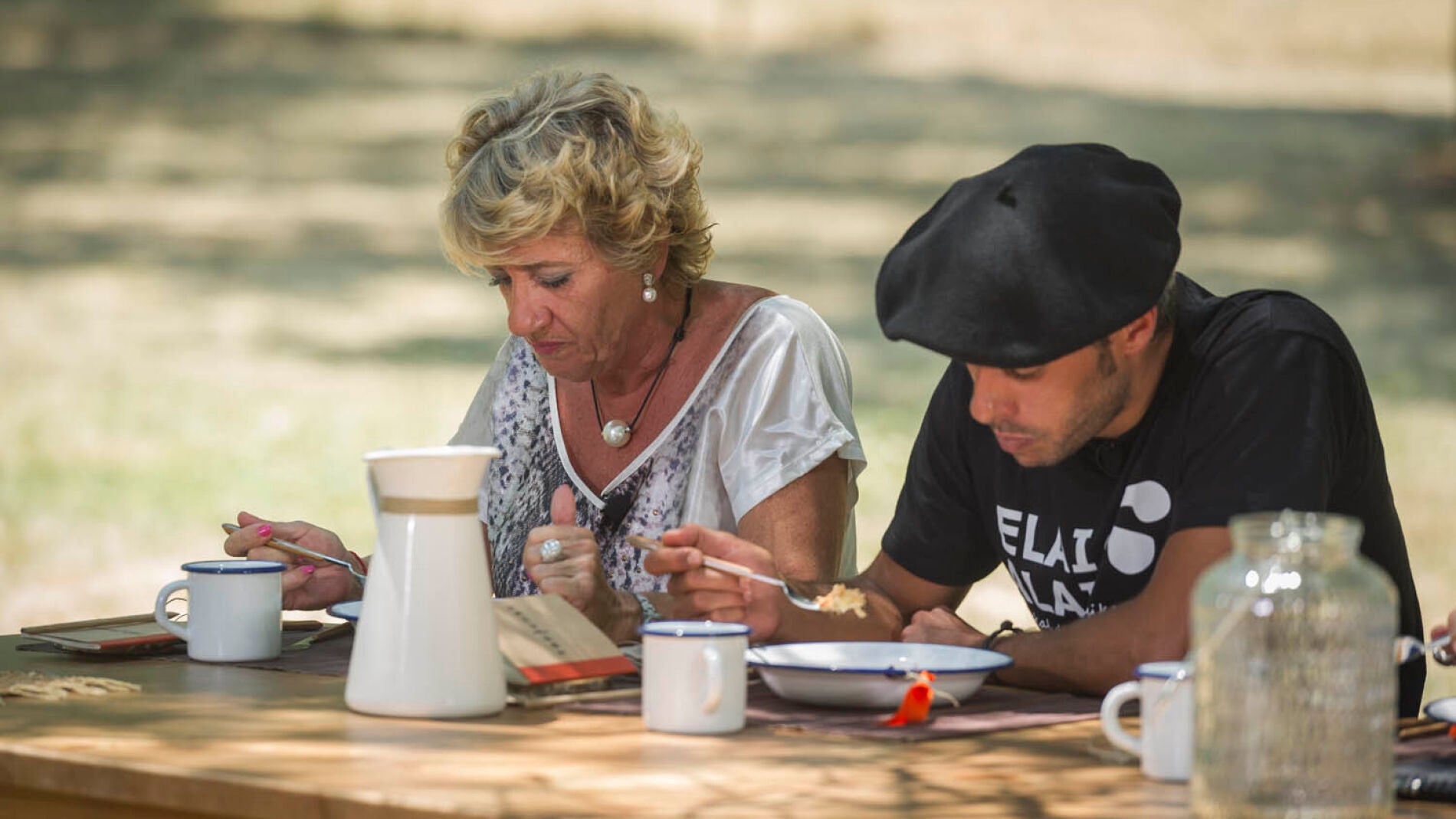 Charo y Aitor en Top Chef