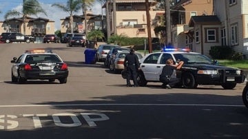 Efectivos de la policía de San Diego