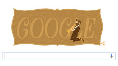 Google dedica su doodle a Adolphe Sax, inventor del saxofón
