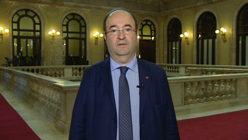 Miquel Iceta en el Parlament