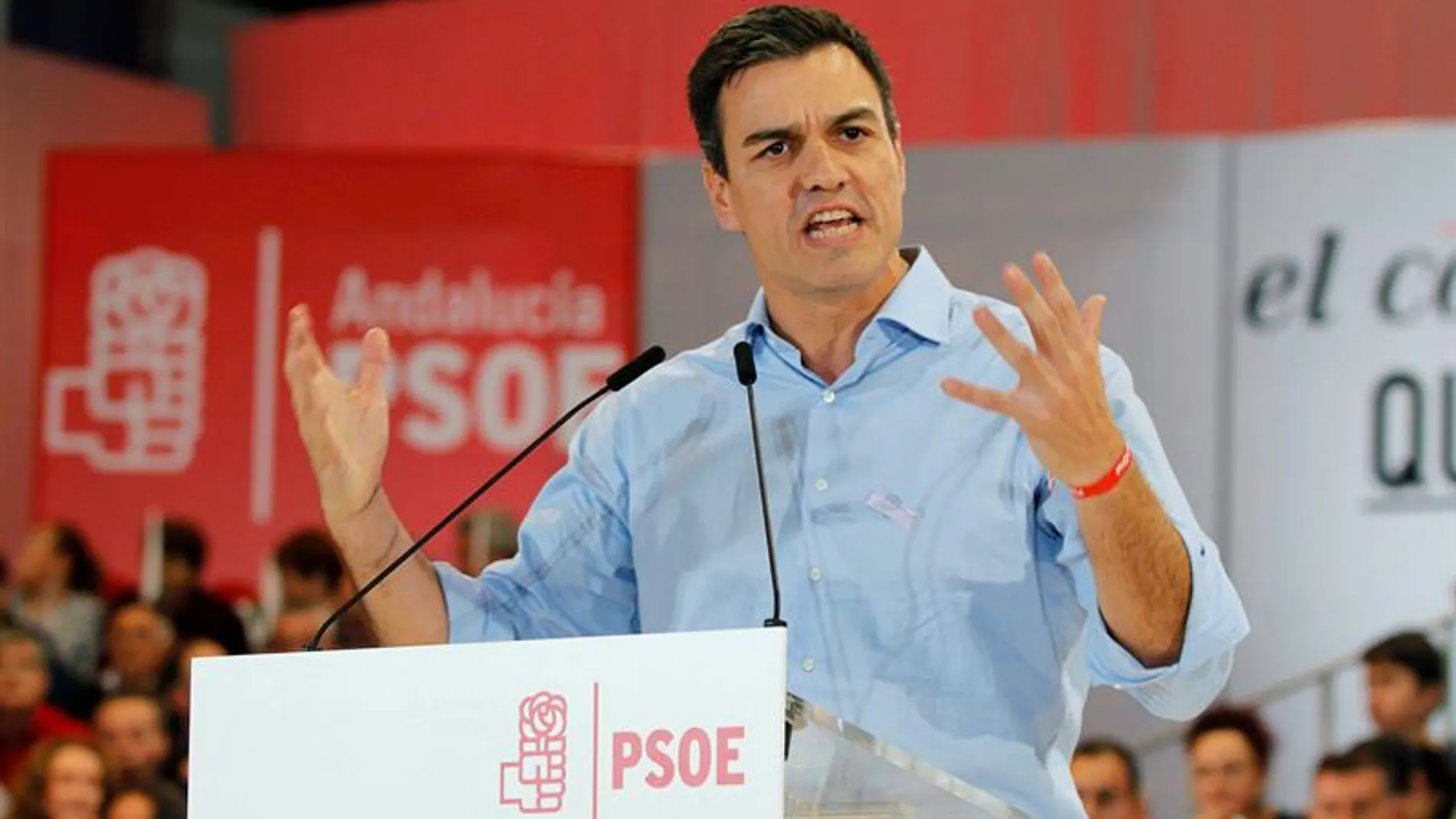 Pedro Sánchez, candidato del PSOE a la Moncloa