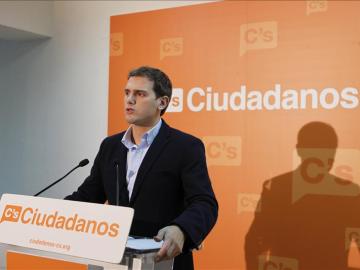 Rivera durante un acto en Cádiz