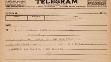 A subasta por más de 18.000 euros el telegrama que envió el Titanic pidiendo ayuda