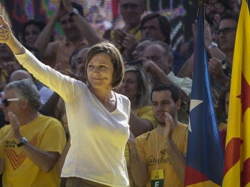 Carme Forcadell, presidenta del Parlamento catalán, en una imagen de archivo.