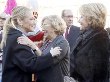 Cristina Cifuentes, Manuela Carmena y Esperanza Aguirre