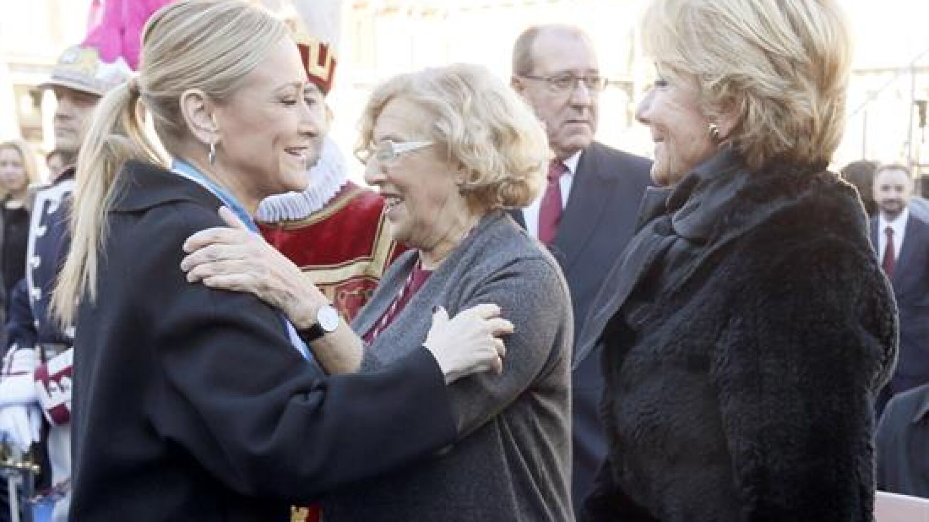 Cristina Cifuentes, Manuela Carmena y Esperanza Aguirre