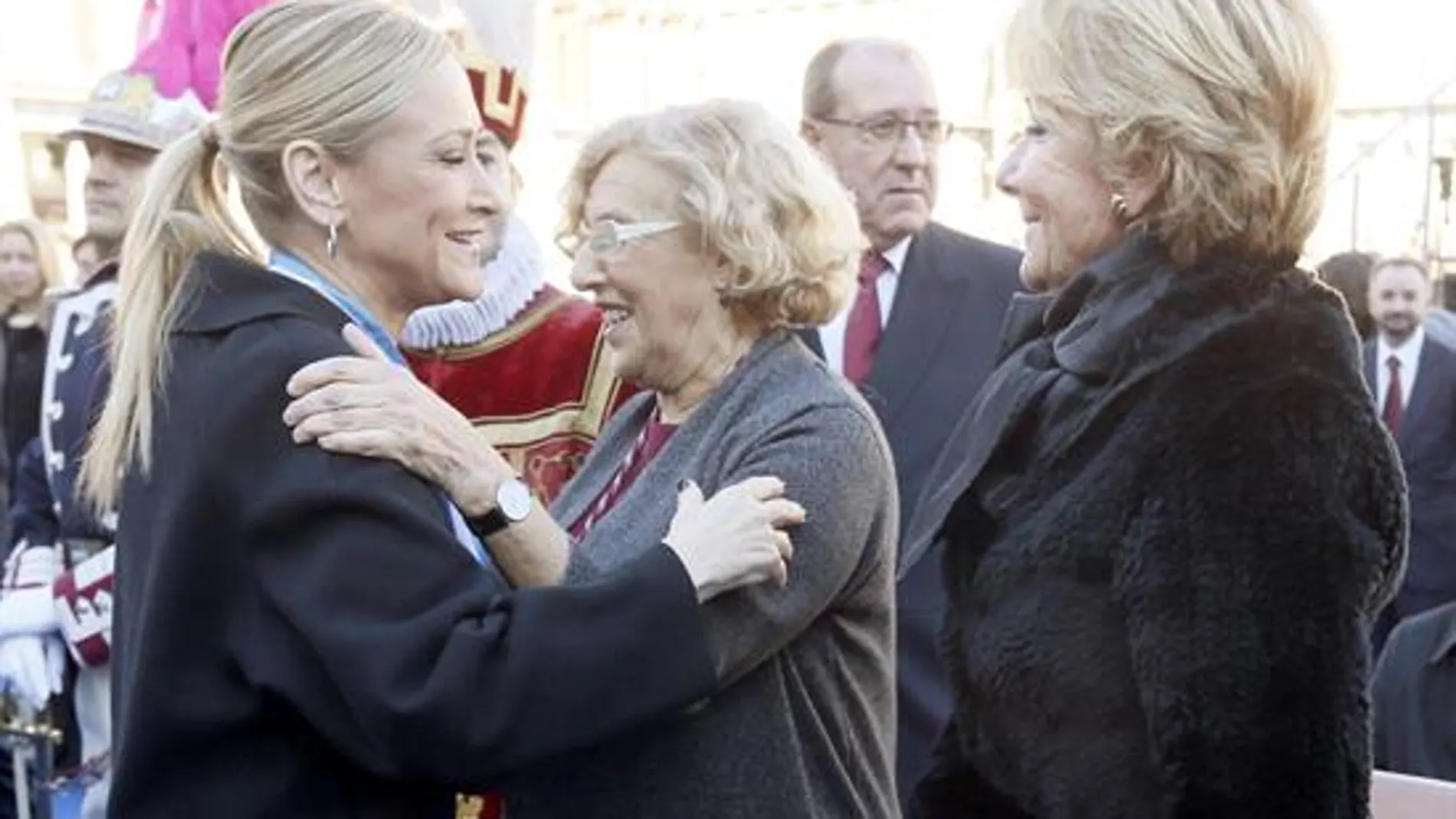Cristina Cifuentes, Manuela Carmena y Esperanza Aguirre Cristina Cifuentes, Manuela Carmena y Esperanza Aguirre