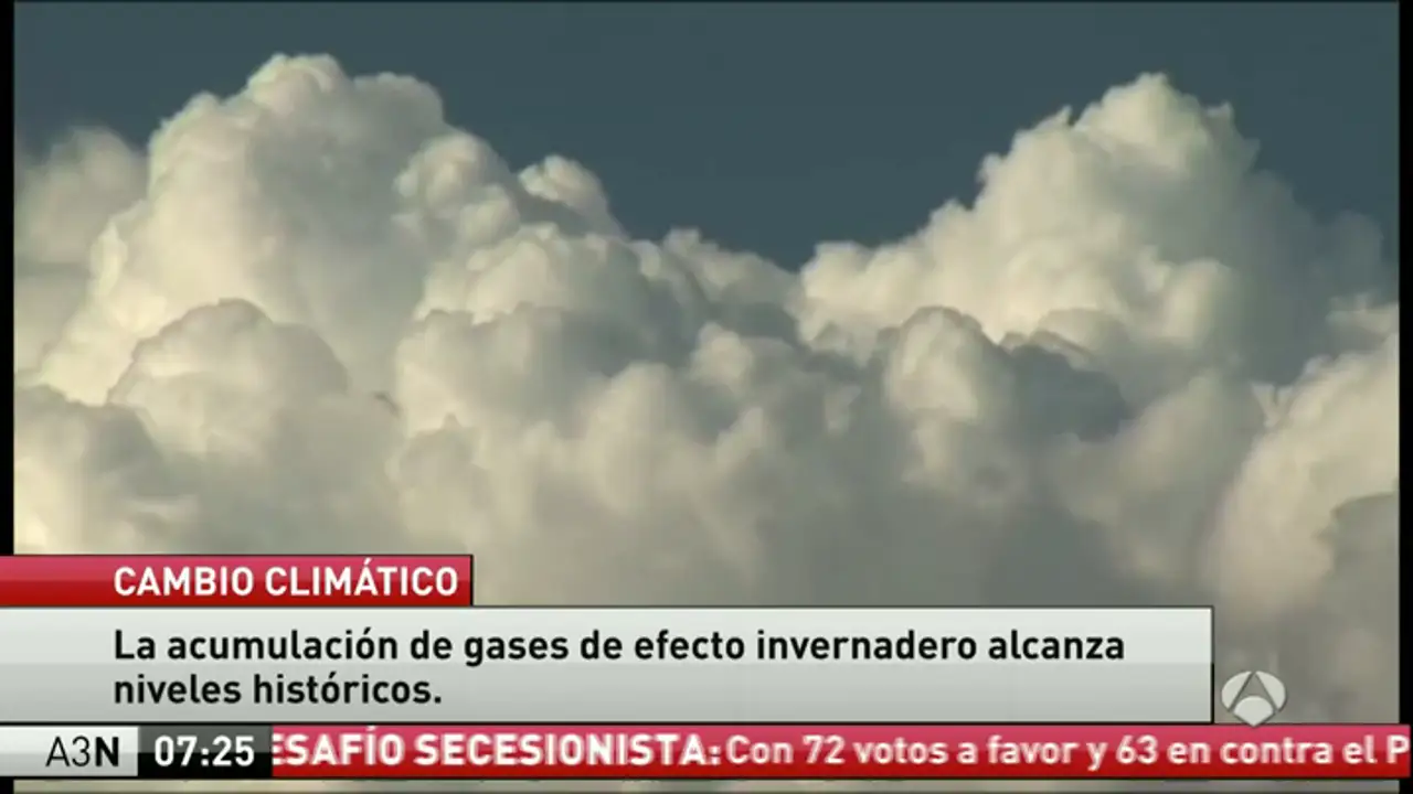 Aumentan los gases efecto invernadero en 2014