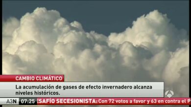 Aumentan los gases efecto invernadero en 2014