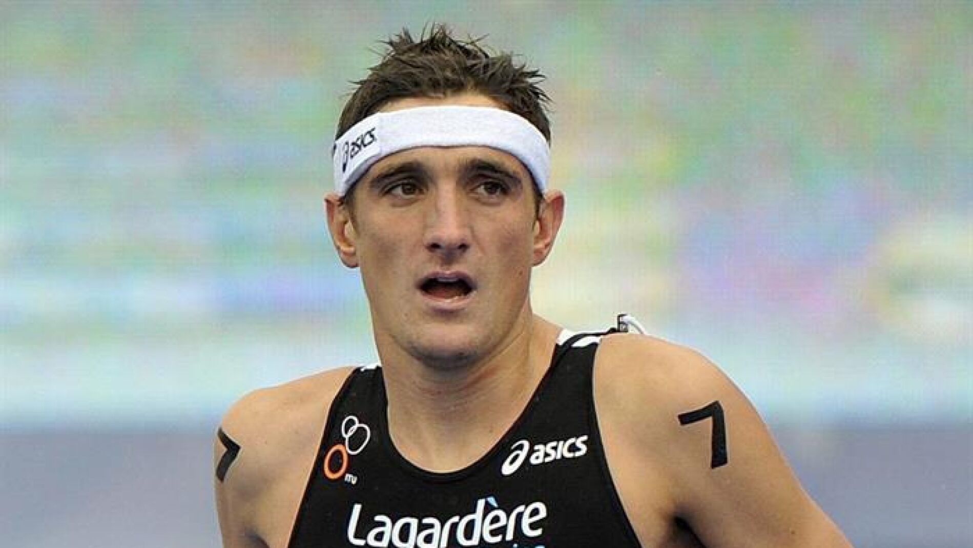 Laurent Vidal durante las Series Mundial de Tritatl&oacute;n en Austria (Archivo)