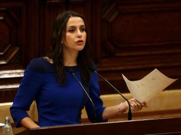  La presidenta del grupo parlamentario de Ciudadanos, Inés Arrimadas.