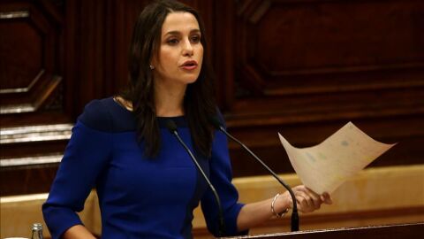  La presidenta del grupo parlamentario de Ciudadanos, In&eacute;s Arrimadas.