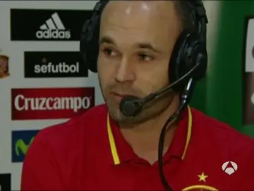 Andrés Iniesta, en 'Al Primer Toque' Andrés Iniesta, en 'Al Primer Toque'