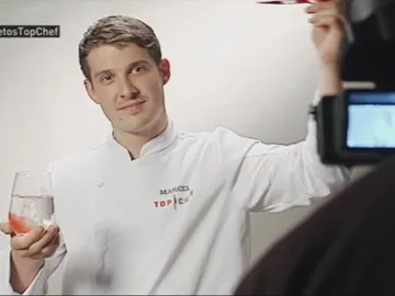 Marcel graba la cabecera de 'Top Chef' Marcel graba la cabecera de 'Top Chef'