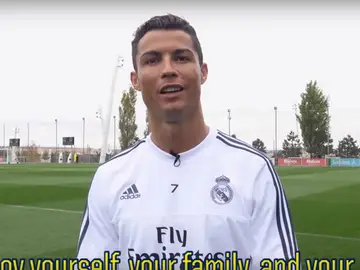 Cristiano, en el vídeo de los jugadores del Madrid a Raúl Cristiano, en el vídeo de los jugadores del Madrid a Raúl