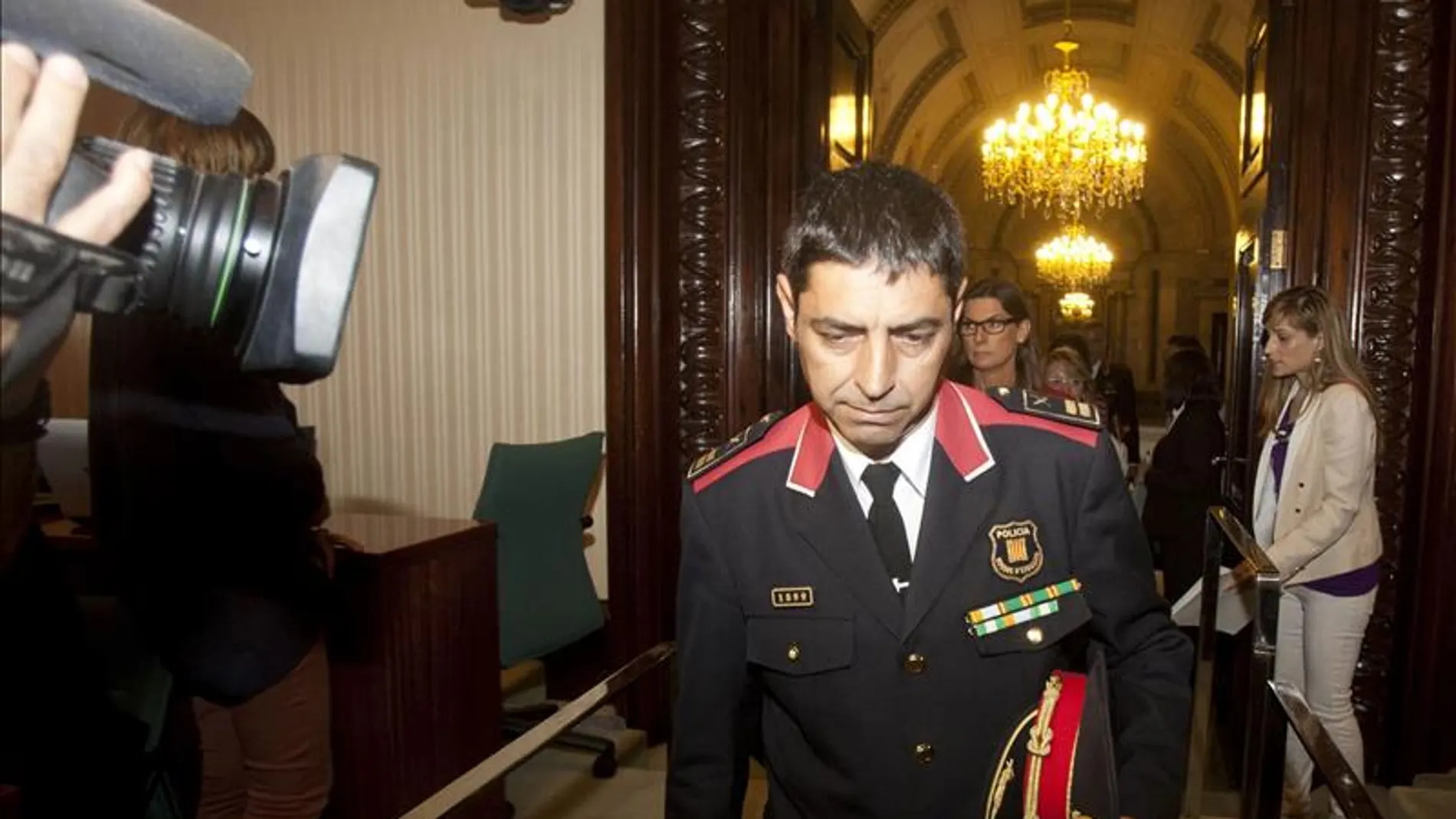 El comisario jefe de los Mossos d' Esquadra, Josep Lluis Trapero El comisario jefe de los Mossos d' Esquadra, Josep Lluis Trapero