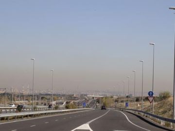 'Boina' de contaminación de Madrid