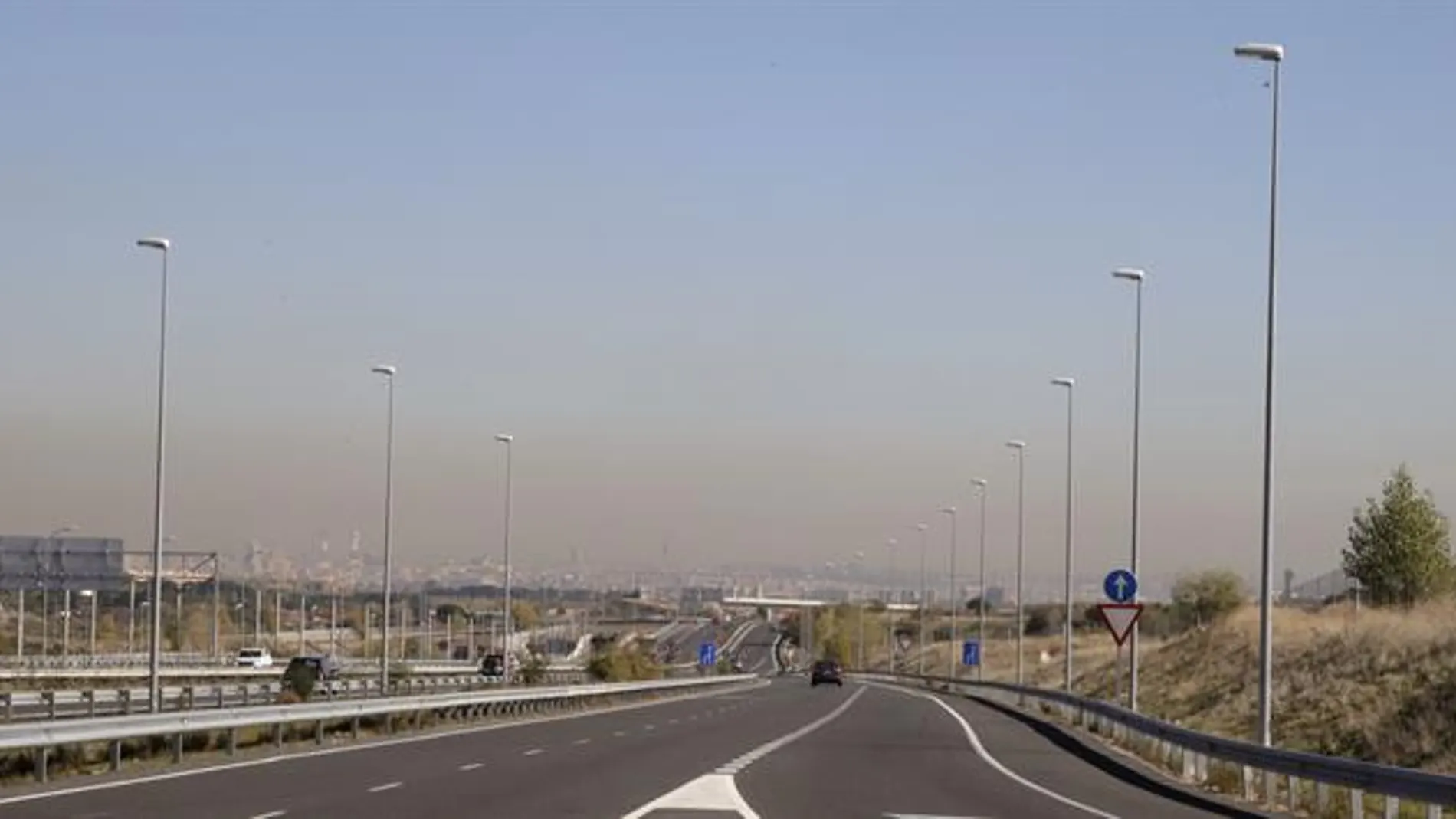 'Boina' de contaminación de Madrid 'Boina' de contaminación de Madrid