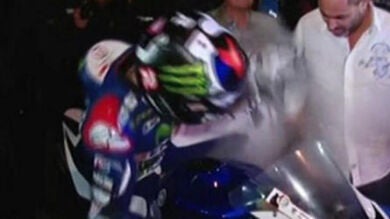 La accidentada celebración de Lorenzo