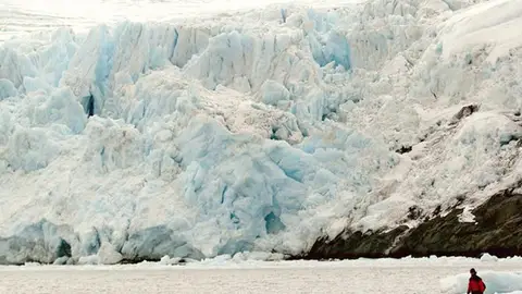 Deshielo de un glaciar en Groenlandia Cambio Climático