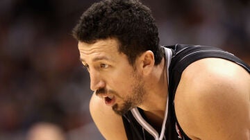 Turkoglu, durante un partido con Orlando Magic