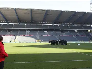 El estadio de Bélgica en el que la Selección disputará el amistoso el martes El estadio de Bélgica en el que la Selección disputará el amistoso el martes
