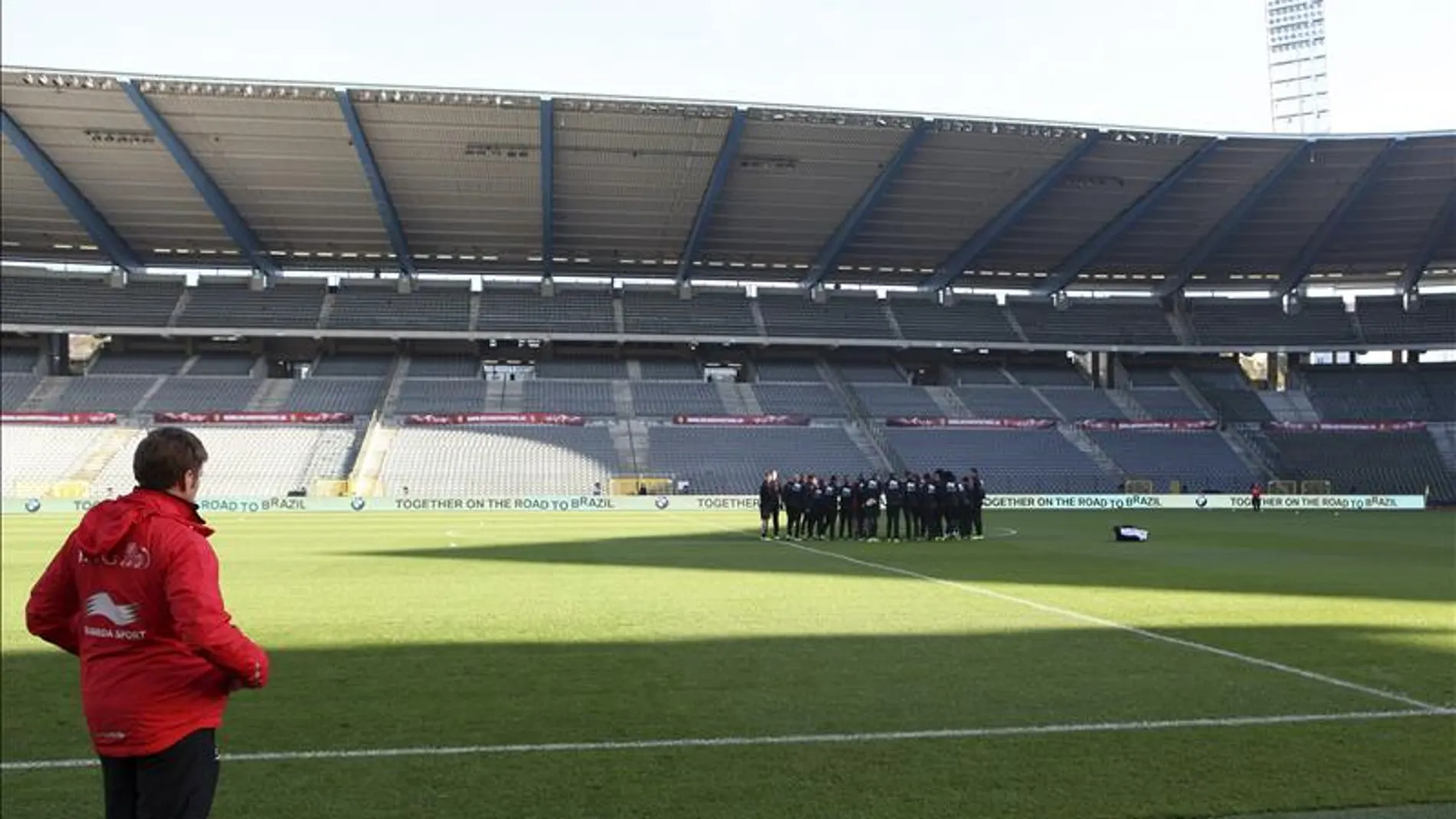 El estadio de Bélgica en el que la Selección disputará el amistoso el martes El estadio de Bélgica en el que la Selección disputará el amistoso el martes