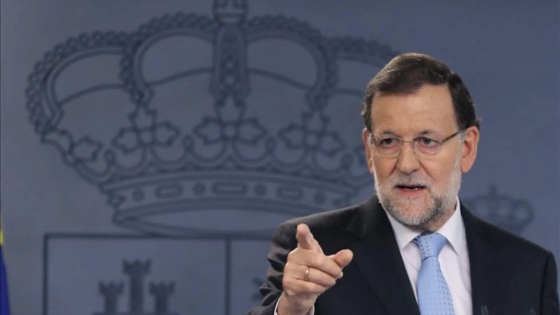 Mariano Rajoy, en rueda de prensa