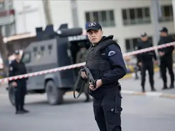 Miembros de la policía en Turquía Miembros de la policía en Turquía