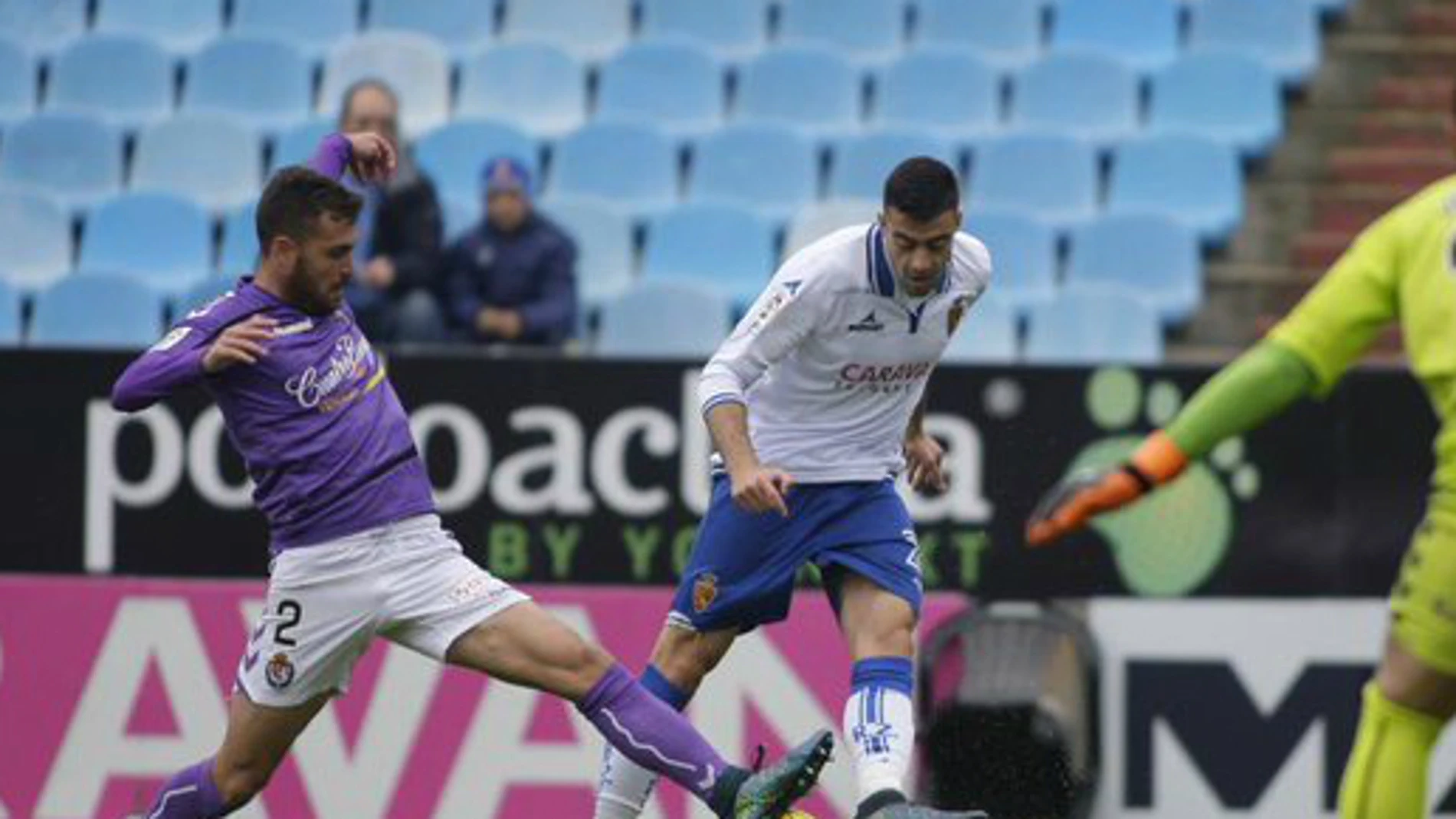 El Valladolid cosechó un triunfo en La Romareda ante el Zaragoza El Valladolid cosechó un triunfo en La Romareda ante el Zaragoza