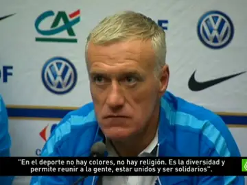 Deschamps, en rueda de prensa Deschamps, en rueda de prensa