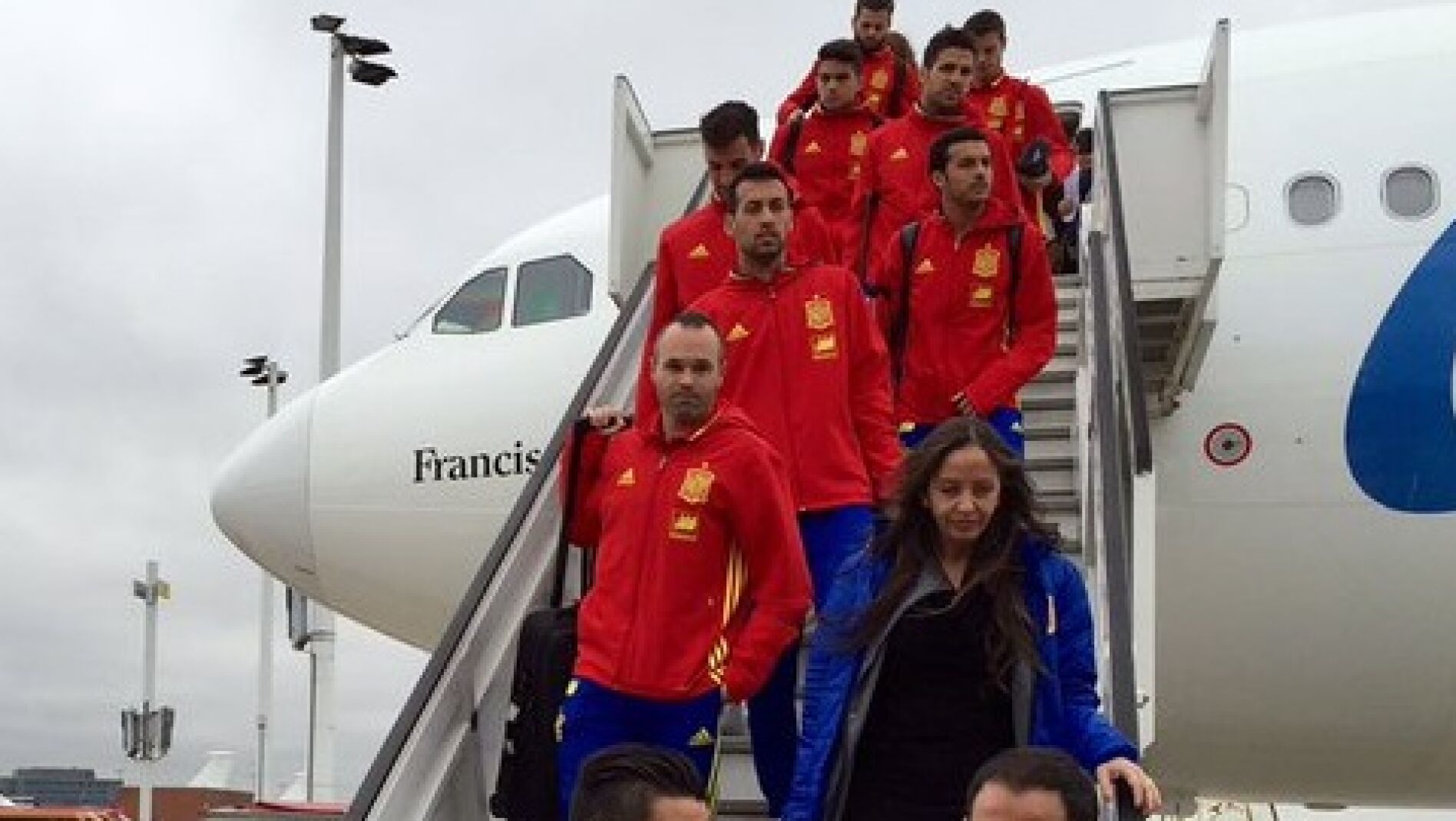 La Selecci&oacute;n llega a Bruselas