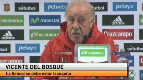 Del Bosque, en rueda de prensa