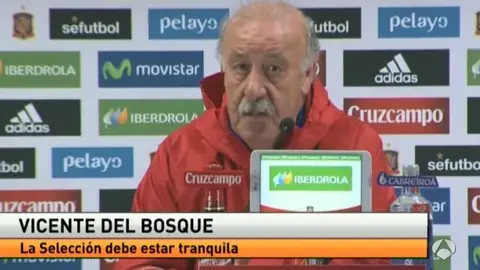 Del Bosque, en rueda de prensa Del Bosque, en rueda de prensa