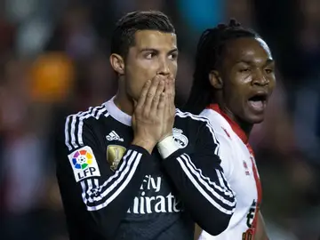 Cristiano Ronaldo, junto a Manucho Cristiano Ronaldo, junto a Manucho