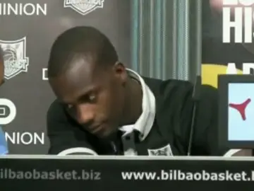 Shawn James, jugador del Bilbao Basket Shawn James, jugador del Bilbao Basket