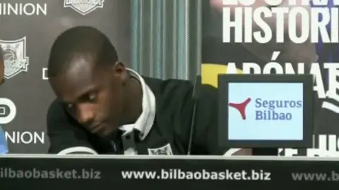 Shawn James, jugador del Bilbao Basket Shawn James, jugador del Bilbao Basket