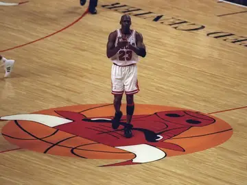 Michael Jordan, durante un partido con los Chicago Bulls Michael Jordan, durante un partido con los Chicago Bulls