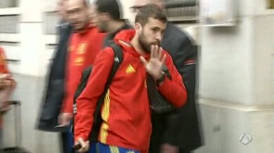 Seguridad total en Bruselas a la llegada de la Selección