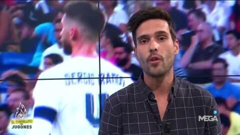 Borja Mazarro, en 'El Chiringuito de Jugones'.