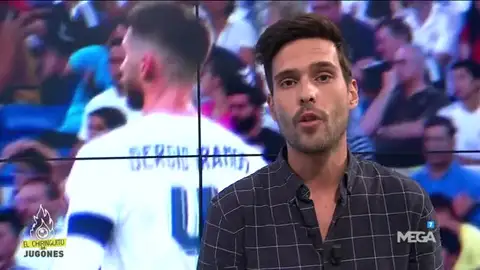 Borja Mazarro, en 'El Chiringuito de Jugones'. Borja Mazarro, en 'El Chiringuito de Jugones'.