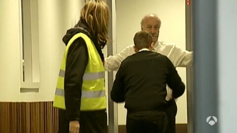Vicente del Bosque se somete a un cacheo