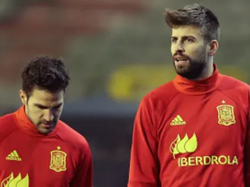 Piqué y Cesc Piqué y Cesc