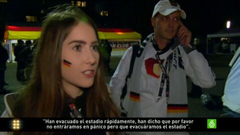 Espectadores en el estadio de Hannover