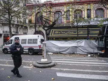 La sala Bataclan, días después del ataque La sala Bataclan, días después del ataque