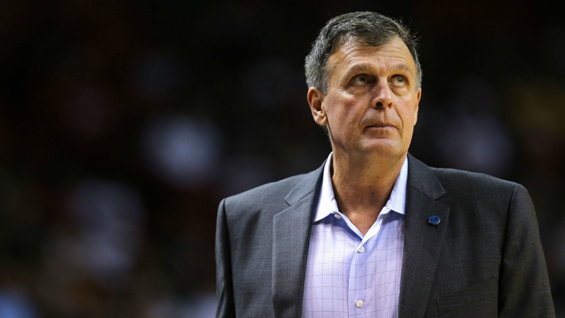 Kevin McHale, durante un encuentro con los Houston Rockets