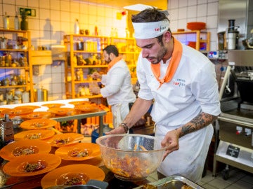 Oriol: "Que tu compañero vaya a su bola y quiera hacer otro plato es una putada"